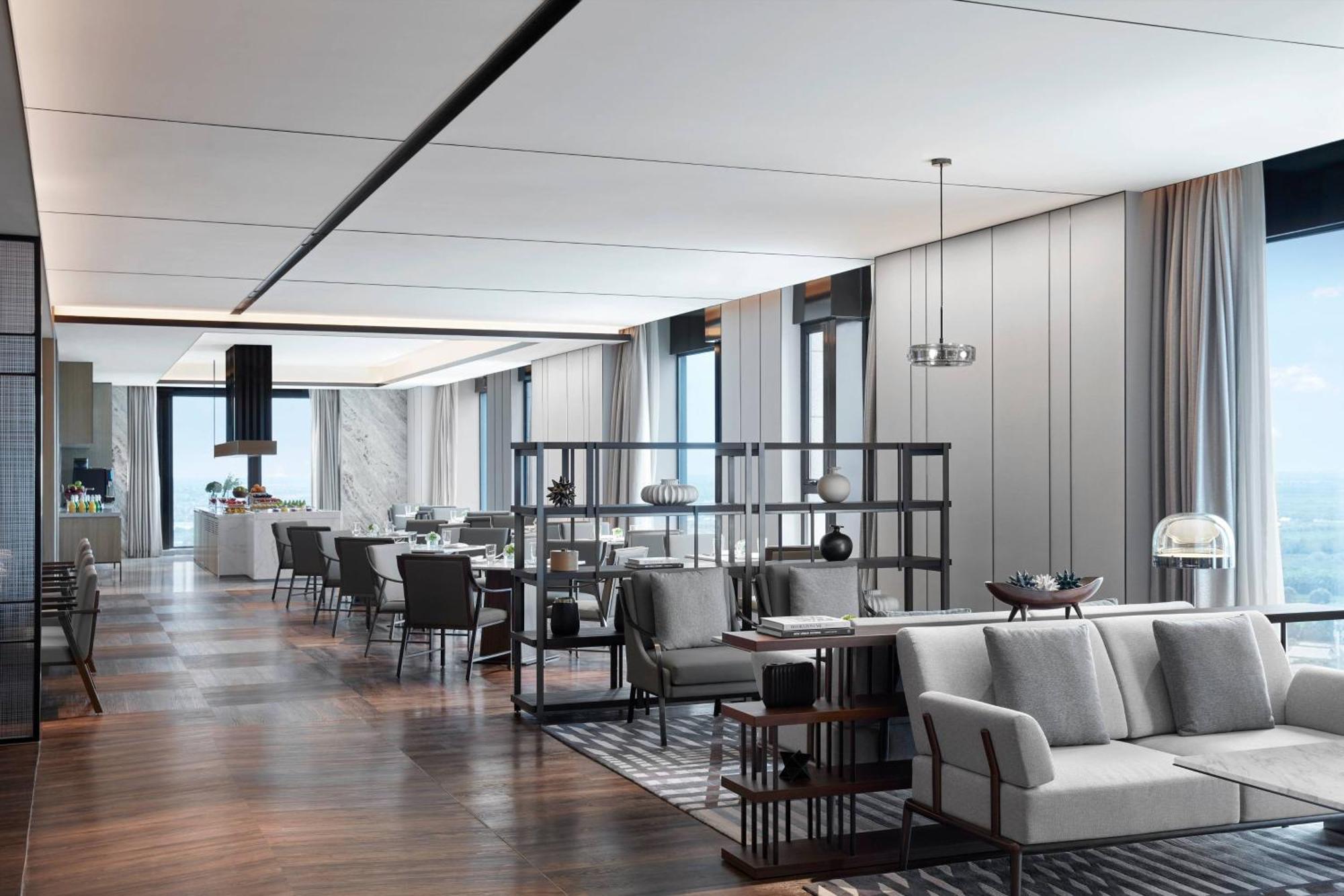 Shanghai Marriott Hotel Pudong South Nanhui Exterior foto